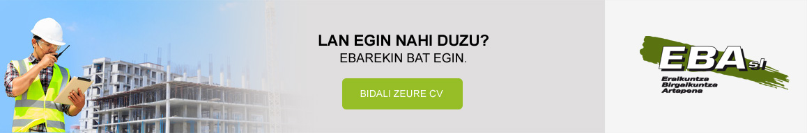 Lan egin nahi duzu? EBArekin bat egin